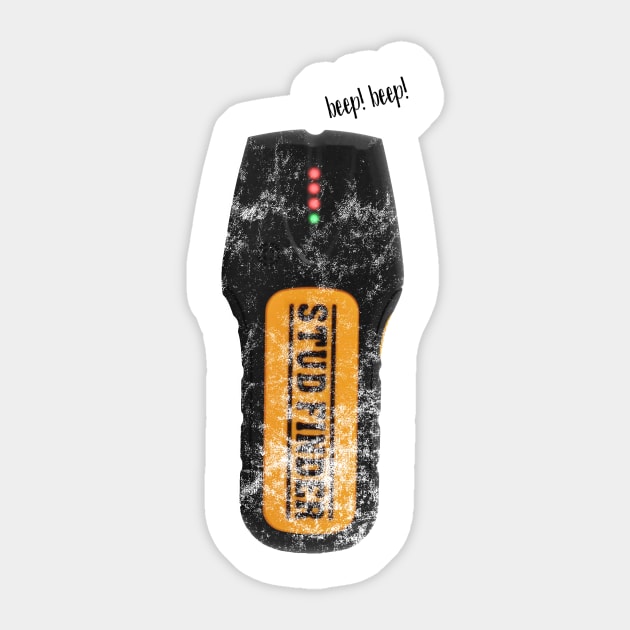 Stud Finder Sticker by jdsoudry